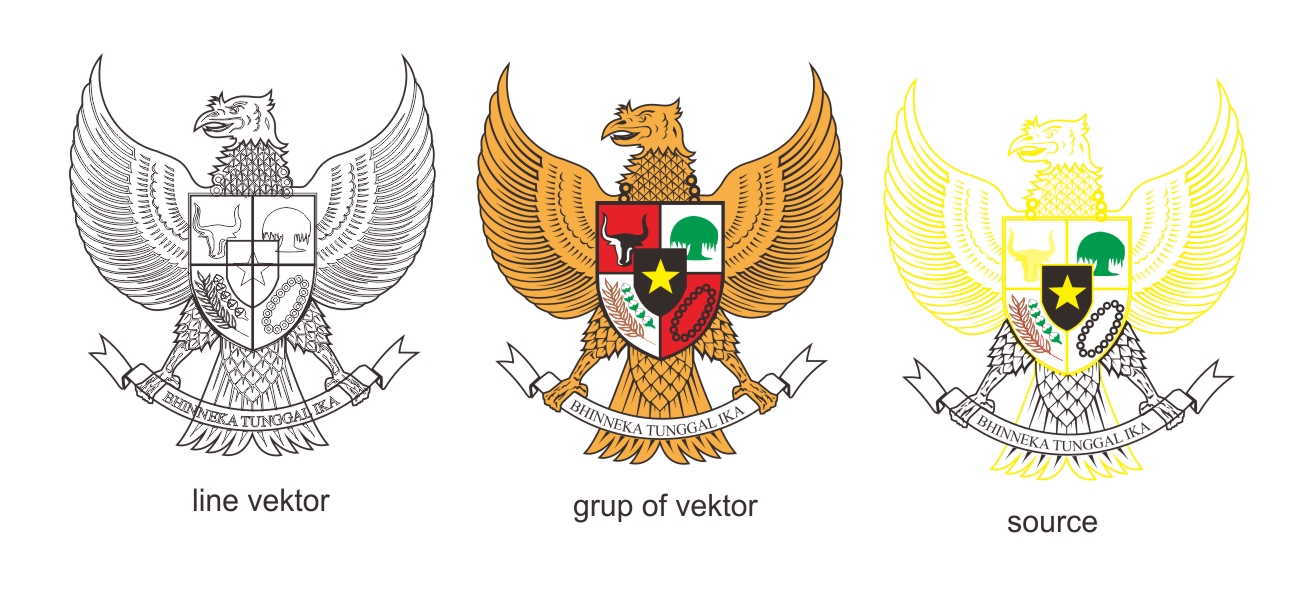 Lambang Garuda Indonesia Vektor Cdr